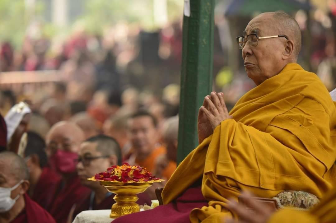 “องค์ดาไลลามะ” ผูู้นำจิตวิญญาณธิเบต เยือนพุทธคยา ชาวธิเบตต้อนรับเนืองแน่น