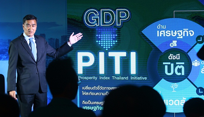 ‘มาร์ค’คลอดปิติ!นโยบายดัชนีชี้วัดเศรษฐกิจไทย