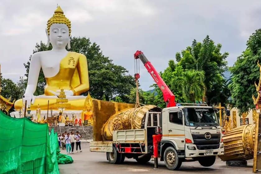 วัดพระธาตุดอยคำ ระงับการสร้างท้าวเวสใหญ่ที่สุดในโลกแล้ว