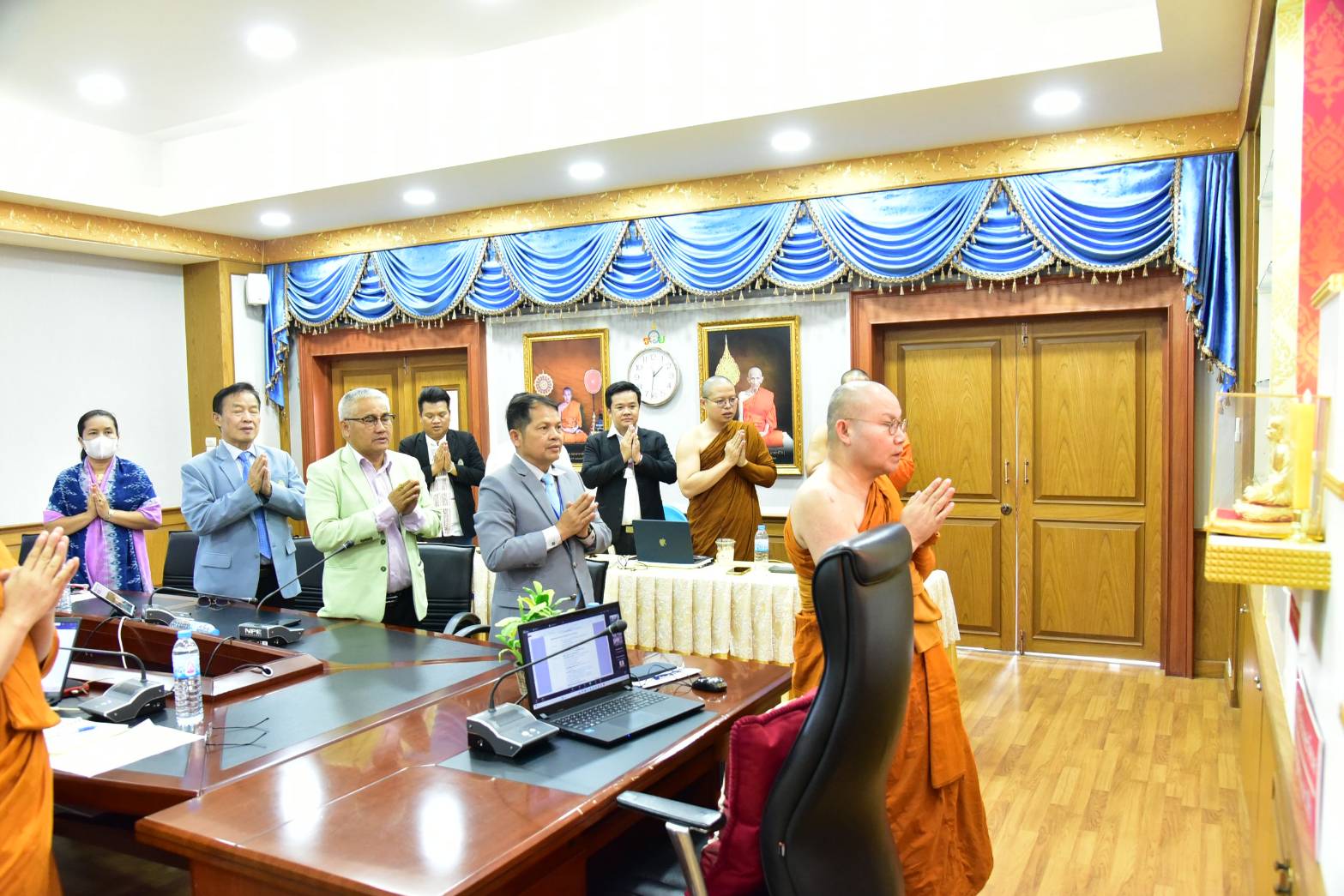 “สถาบันภาษา มจร” ประชุมเตรียมพร้อมจัดงานครบรอบ 13 ปี ระหว่างวันที่ 26 -28 มิถุนายนนี้