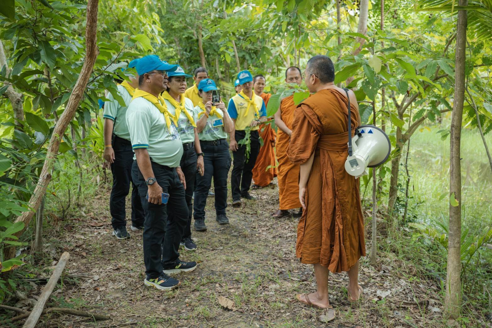คณะจิตอาสา 904 ส่วนกลาง ศึกษาดูงานโคกหนองนาสันติศึกษาโมเดล จ.ศรีสะเกษ